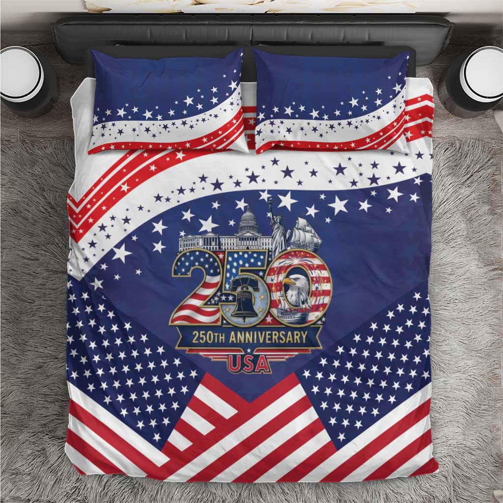 USA 250 Years of Freedom Bedding Set All American Pride