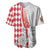 Monaco Deo Juvante Baseball Jersey Lozenge Flag Style