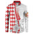 Monaco Deo Juvante Button Sweatshirt Lozenge Flag Style