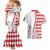 Monaco Deo Juvante Couples Matching Mermaid Dress and Hawaiian Shirt Lozenge Flag Style