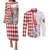 Monaco Deo Juvante Couples Matching Puletasi and Long Sleeve Button Shirt Lozenge Flag Style