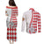 Monaco Deo Juvante Couples Matching Puletasi and Long Sleeve Button Shirt Lozenge Flag Style