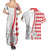 Monaco Deo Juvante Couples Matching Summer Maxi Dress and Hawaiian Shirt Lozenge Flag Style