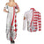 Monaco Deo Juvante Couples Matching Summer Maxi Dress and Long Sleeve Button Shirt Lozenge Flag Style