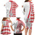 Monaco Deo Juvante Family Matching Long Sleeve Bodycon Dress and Hawaiian Shirt Lozenge Flag Style