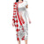 Monaco Deo Juvante Family Matching Long Sleeve Bodycon Dress and Hawaiian Shirt Lozenge Flag Style