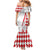 Monaco Deo Juvante Family Matching Mermaid Dress and Hawaiian Shirt Lozenge Flag Style