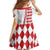 Monaco Deo Juvante Family Matching Off Shoulder Maxi Dress and Hawaiian Shirt Lozenge Flag Style