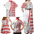 Monaco Deo Juvante Family Matching Off Shoulder Maxi Dress and Hawaiian Shirt Lozenge Flag Style