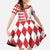 Monaco Deo Juvante Family Matching Short Sleeve Bodycon Dress and Hawaiian Shirt Lozenge Flag Style