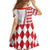 Monaco Deo Juvante Family Matching Short Sleeve Bodycon Dress and Hawaiian Shirt Lozenge Flag Style