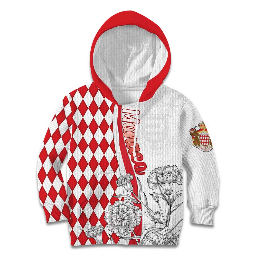 Monaco Deo Juvante Kid Hoodie Lozenge Flag Style