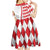 Monaco Deo Juvante Kid Short Sleeve Dress Lozenge Flag Style