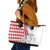 Monaco Deo Juvante Leather Tote Bag Lozenge Flag Style