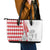 Monaco Deo Juvante Leather Tote Bag Lozenge Flag Style