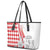 Monaco Deo Juvante Leather Tote Bag Lozenge Flag Style