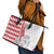 Monaco Deo Juvante Leather Tote Bag Lozenge Flag Style