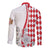 Monaco Deo Juvante Long Sleeve Button Shirt Lozenge Flag Style