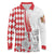 Monaco Deo Juvante Long Sleeve Polo Shirt Lozenge Flag Style