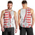 Monaco Deo Juvante Men Tank Top Lozenge Flag Style