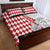 Monaco Deo Juvante Quilt Bed Set Lozenge Flag Style