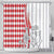 Monaco Deo Juvante Shower Curtain Lozenge Flag Style