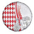 Monaco Deo Juvante Spare Tire Cover Lozenge Flag Style