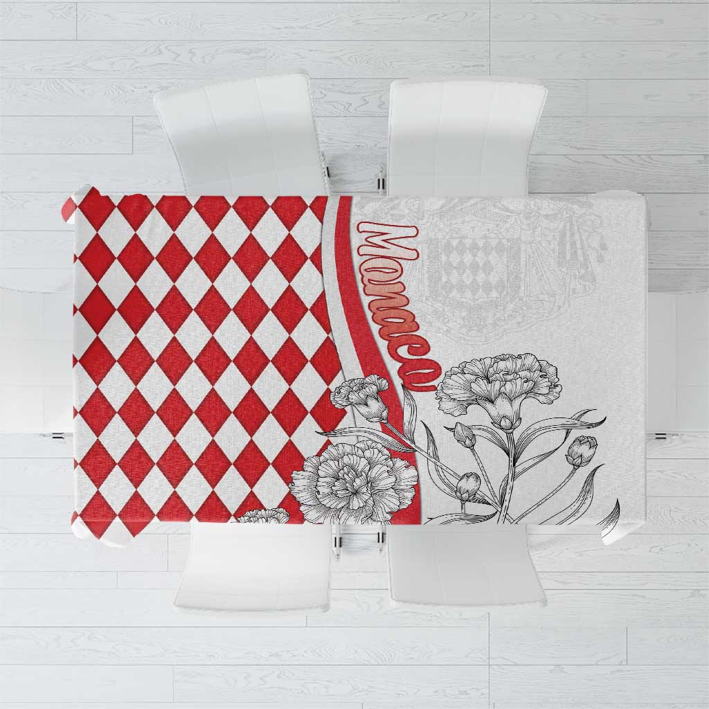 Monaco Deo Juvante Tablecloth Lozenge Flag Style