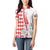 Monaco Deo Juvante Women Polo Shirt Lozenge Flag Style