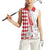 Monaco Deo Juvante Women Sleeveless Polo Shirt Lozenge Flag Style