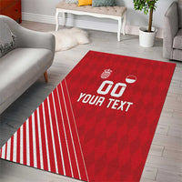 Custom Monaco Football Area Rug Go Champion 2025