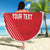 Custom Monaco Football Beach Blanket Go Champion 2025