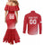 Custom Monaco Football Couples Matching Mermaid Dress and Long Sleeve Button Shirt Go Champion 2025