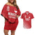 Custom Monaco Football Couples Matching Off Shoulder Short Dress and Hawaiian Shirt Go Champion 2025