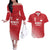 Custom Monaco Football Couples Matching Off The Shoulder Long Sleeve Dress and Hawaiian Shirt Go Champion 2025