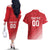 Custom Monaco Football Couples Matching Off The Shoulder Long Sleeve Dress and Hawaiian Shirt Go Champion 2025