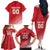 Custom Monaco Football Family Matching Off The Shoulder Long Sleeve Dress and Hawaiian Shirt Go Champion 2025