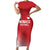 Custom Monaco Football Family Matching Short Sleeve Bodycon Dress and Hawaiian Shirt Go Champion 2025