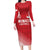 Custom Monaco Football Long Sleeve Bodycon Dress Go Champion 2025