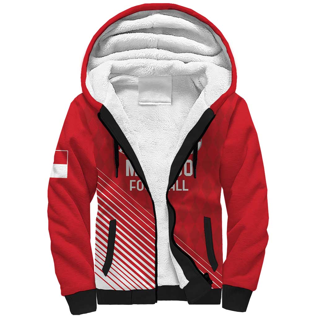 Custom Monaco Football Sherpa Hoodie Go Champion 2025