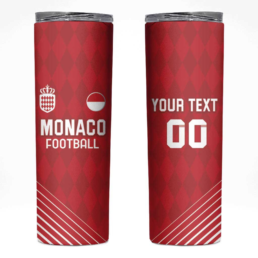 Custom Monaco Football Skinny Tumbler Go Champion 2025