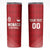 Custom Monaco Football Skinny Tumbler Go Champion 2025