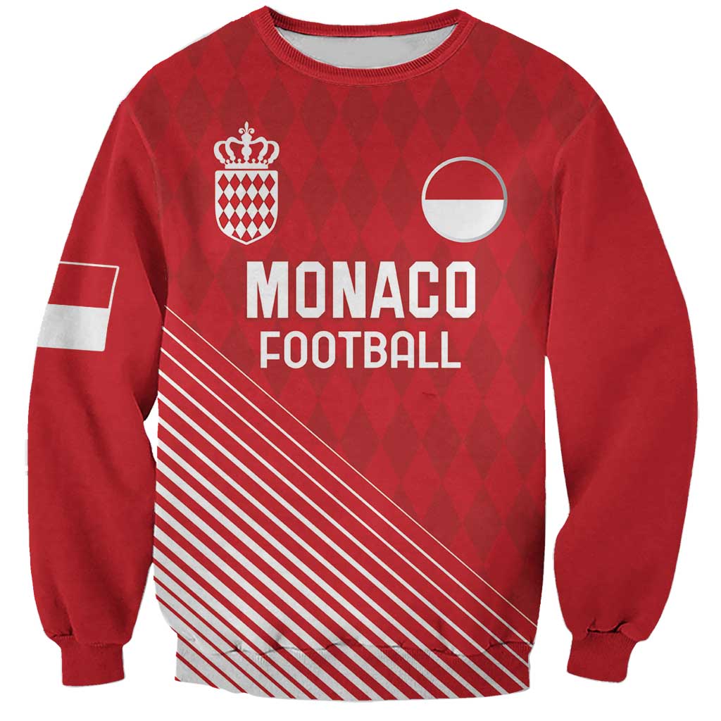 Custom Monaco Football Sweatshirt Go Champion 2025