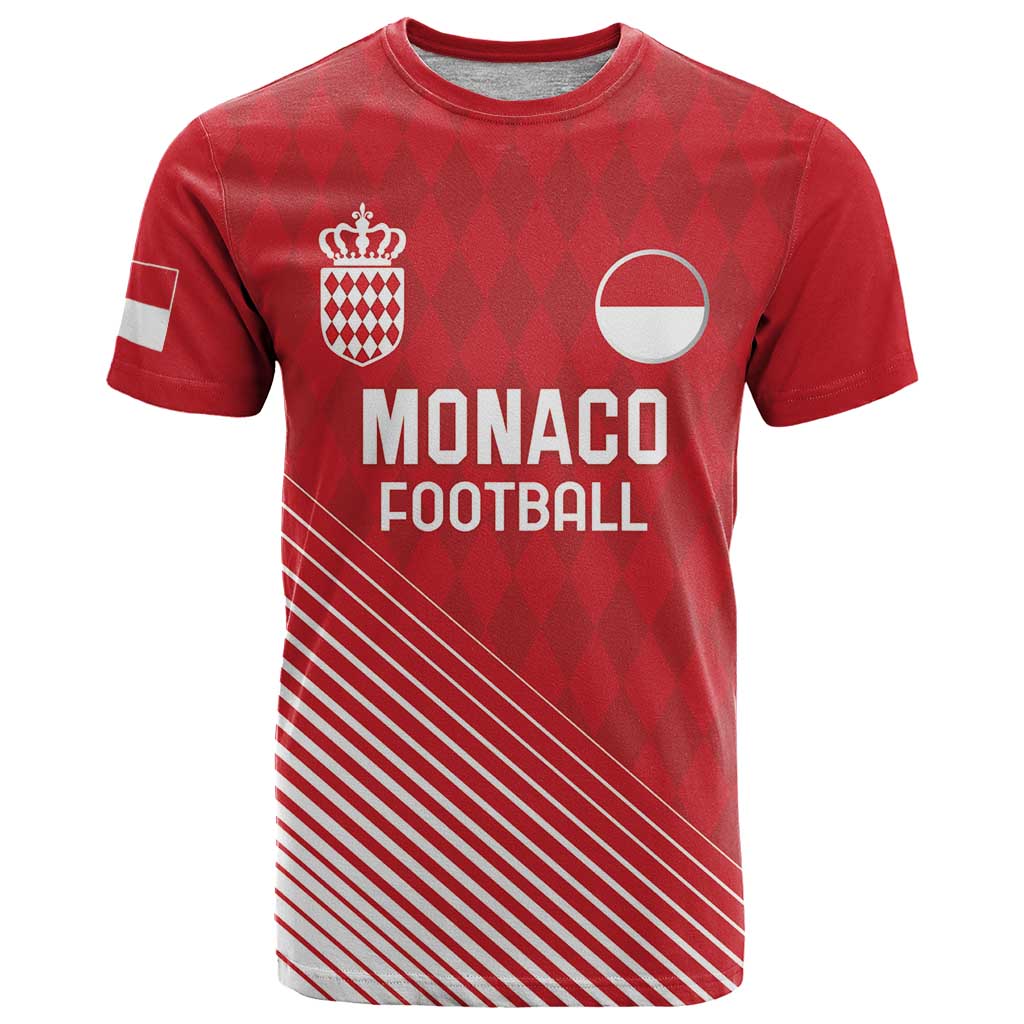 Custom Monaco Football T Shirt Go Champion 2025