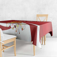 Personalized Norway Constitution Day Tablecloth Norwegian Lion Pyramidal Saxifrage