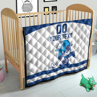 Custom Norway Hockey Quilt Norge Polar Bears