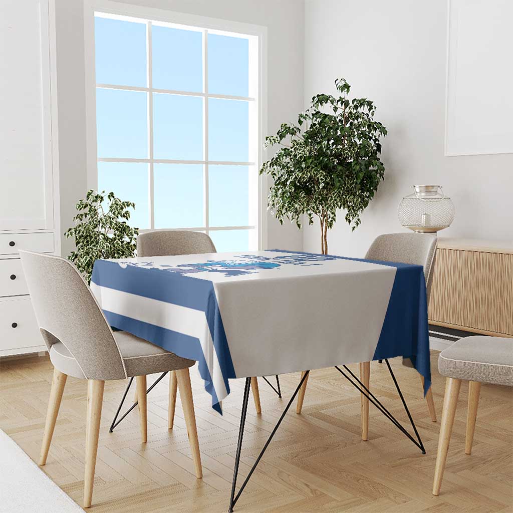 Custom Norway Hockey Tablecloth Norge Polar Bears