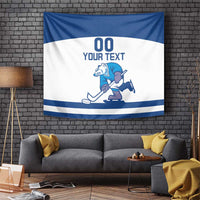 Custom Norway Hockey Tapestry Norge Polar Bears