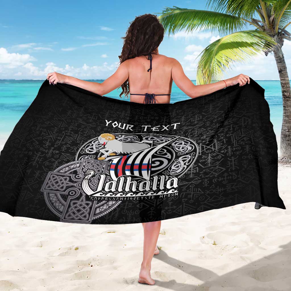 Personalized Viking Faroe Islands Sarong Valhalla Viking Pattern