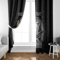 Personalized Viking Faroe Islands Window Curtain Valhalla Viking Pattern